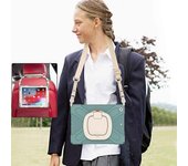 Funda A Juego De Colores Para Ipad De 10,2 Pulgadas Con Correa Para El Hombro, Soporte De Anillo Ajustable Grande, Portalápices, Cubierta De