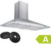 Campana Extractora 90cm De Pared 370m3/h Clase A 201ss90 Ciarra