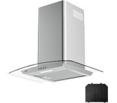 Campana Extractora 60cm 650m3/h De Vidrio 506ss60 Ciarra