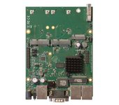Mikrotik Rbm33g Routerboard 2x Cpu Core, 880mhz, 256mb, 3xge, 2xminipci, 1xusb 3.0, Microsd, Ranura M.2