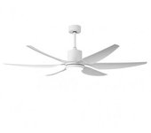 Ventilador De Techo Led 24w Blanco Motor Dc Verano E Invierno 3000+4000+6000 Con Mando A Distancia - Iluminashop