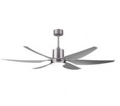 Ventilador De Techo Led 24w Niquel / Plata Motor Dc Verano E Invierno 3000+4000+6000 Con Mando A Distancia