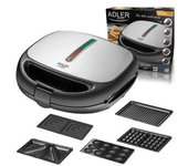 Sandwichera 1200w 5 En 1 Multifunción