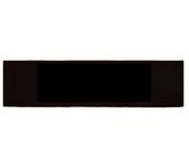 Armario Con Compartimento Para Chimenea Electrica Mobile Meda 180 Negro
