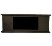 Mueble Chimenea Gris Oscuro Con Cajones Mobile Arosio 180 Antracita