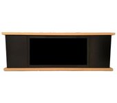 Aparador Negro Con Puertas Para Chimenea Electrica Armario Arosio 180 Negro