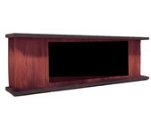 Mueble Chimenea De Madera Marrón Arosio 108 Marrón