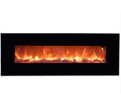 Chimenea Electrica Mural Sined Caminetto Aprica Negra