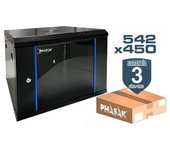 Armario Rack Mural Desmontado Phasak Pho 2207d/ 19'/ Altura 7u