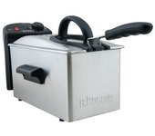 Freidora Electrica Dfx300 H.koenig, 3 Litros, Filtro Absorvente Olores, 2100 W, Hasta 190 °c, Acero Inox