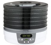 Deshidratador De Alimentos Dsy700 H.koenig, 250 W, 5 Bandejas Extraíbles,temporizador Hasta 48 Horas, Blanco