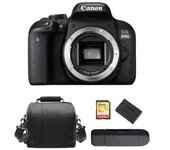 Canon Eos 800d Body + 32gb Sd Card + Camera Bag + Lp-e17 Battery + Memory Card Reader