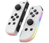 Kit Joycon Con Led Rgb Para Nintendo Switch Blanco Yemaesre