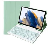 Funda Con Teclado Para Samsung Galaxy Tab S9 Fe Plus+12.4 Sm-x610/x616 Verde Matcha Yemaesre