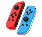 Kit Joycon Con Led Rgb Para Nintendo Switch Rojo/azul Yemaesre