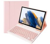 Funda Con Teclado Para Samsung Galaxy Tab S7+/s8+/s7 Fe/t970/t975 Rosa Yemaesre