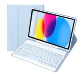 Funda Con Teclado Para Samsung Galaxy Tab S6 Lite 10.4 P610/615 2022 Azul Yemaesre