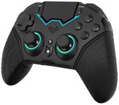 Yemaesre F6121 - Empuñadura De Silicona Para Mando De Ps4 Con Rgb, Color Negro