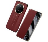 Funda Para Huawei Mate 70 Rs Ultimate De Piel De Vaca Auténtica Con Ventana De Visualización