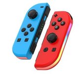 Kit Joycon Con Led Rgb Para Nintendo Switch Azul/rojo Yemaesre