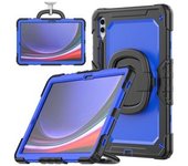 Funda Para Samsung Galaxy Tab S9fe Plus /s9plus Pulsera 2 En 1 Yemaesre Funda Anticaída Azul Oscuro