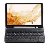 Funda Con Teclado Para Samsung Galaxy Tab S7+/s8+/s7 Fe/t970/t975 Negro Yemaesre