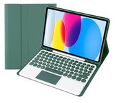Funda Con Teclado Para Samsung Galaxy Tab A8 10.5 X205/x200 Verde Oscuro Yemaesre