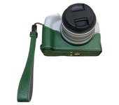 Funda De Cuero Para Cámara Canon Eos R50/r100, Anticaídas Y Correa Para La Muñeca.