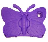 Funda Protectora De Eva Con Diseño De Mariposa Y Soporte Para Samsung Galaxy Tab A8 10.5 (2021), Color Morado