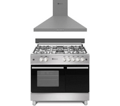 Solthermic Combo Pack Cocina Gas Portabombona + Campana Extractora De 90