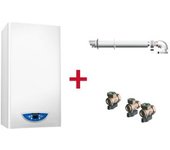 Caldera De Condensación, Ariston, Matis Condens Plus 24 + Kit Evacuacion De Humos + Kit 3 Grifos, Clase De Eficiencia Energética A