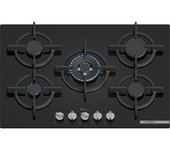 Bosch Serie 6 Ppq7a6i15 Hobs Negro Integrado 75 Cm Encimera De Gas 5 Zona(s)
