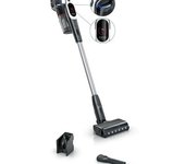 Bosch Bcs931wba Aspiradora De Pie Y Escoba Eléctrica Aspiradora Escoba Batería Secar Hepa Sin Bolsa 0,4 L Blanco 3 Ah