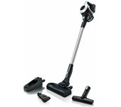 Bosch Serie 6 Bcs611am Aspiradora De Pie Y Escoba Eléctrica Aspiradora Escoba Batería Secar Sin Bolsa Negro, Blanco 2,5 Ah