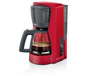 Bosch Cafetera De Filtro 15 Tazas 1200w Rojo/negro - Tka2m114