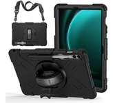 Funda De Silicona Para Samsung Galaxy Tab S9+/s9 Fe+ Con Soporte Para Tableta Y Correa Para El Hombro
