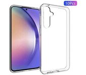 10 Unidades/paquete Para Samsung Galaxy A55 5g, Funda De Tpu Transparente Para Teléfono, Sin Marca De Agua