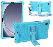 Funda De Silicona Con Textura Retro Para Samsung Galaxy Tab A9, Funda Con Soporte Para Tableta Y Correa Para El Hombro