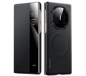 Sulada - Funda De Cuero Con Ventana De Visualización Para Huawei Mate Xt Ultimate, Con Activación Y Suspensión Automáticas