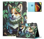 Funda De Cuero Con Estampado De Patrón Para Lenovo Tab P11 Gen 2 Tb-350, Tarjetero, Funda Para Tableta