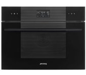 Horno Smeg So4102s3b3 Negro 45cm Vapor