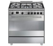Cocina Gas Smeg Bg91px2 90cm Inox 5f