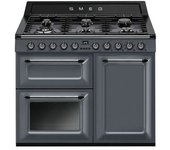Cocina Gas Y Eléctrica Smeg Tr103gr 100cm Gris 6f