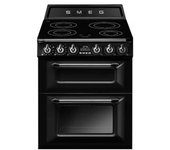 Cocina Inducción Smeg Tr62ibl2 Negro 60cm 4f