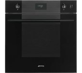 Horno Smeg Sop6101s2b3 Negro Piro Vapor