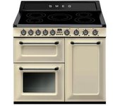 Cocina Inducción Smeg Tr103ip2 100cm Crema 5f