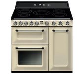Cocina Inducción Smeg Tr93ip2 90cm Crema 5f