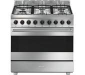 Smeg Master B91gmx2 Cocina Cocina Independiente Encimera De Gas Acero Inoxidable A