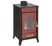 Estufa De Leña Olga Rossa Potencia 15 Kw L45,5xp48,5xh91