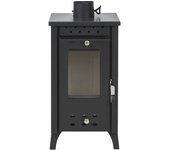 Estufa De Leña Matilde Nera Potencia 7,7 Kw L33xp38.5xh74